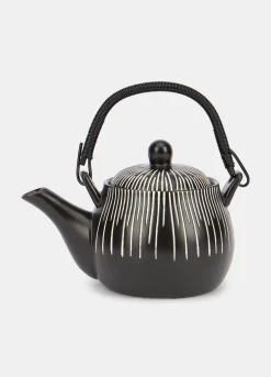 Teiera in ceramica con manico verticale