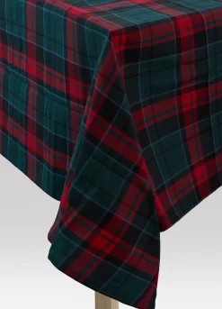 Tovaglia 6 posti in cotone a scacchi