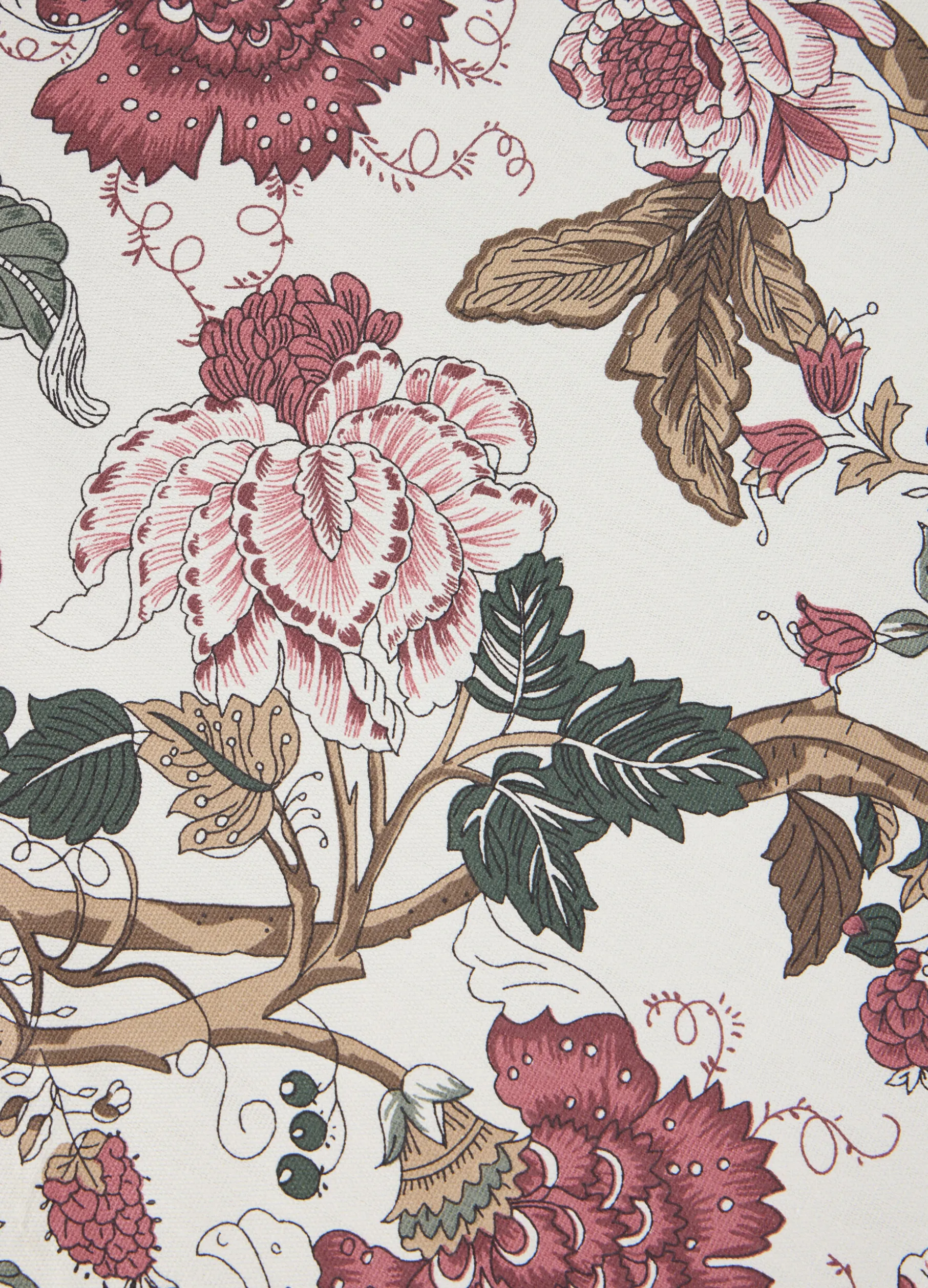 Tovaglia 8 posti in cotone con stampa a fiori