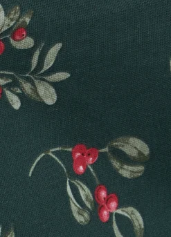 Tovaglia 6 posti in cotone con stampa vischio