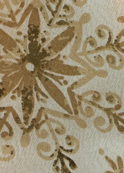 Tovaglia fiocchi di neve in misto cotone