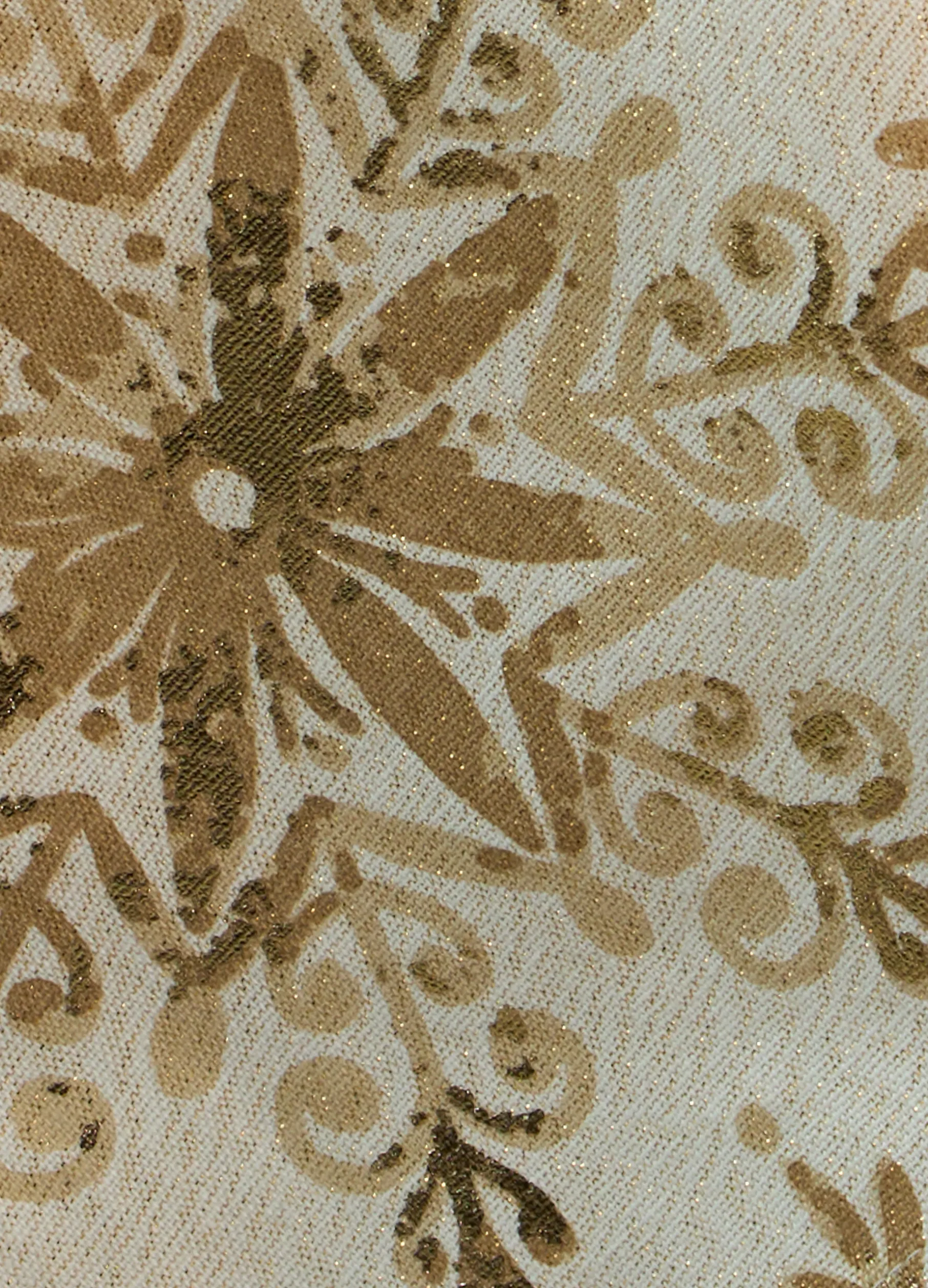 Tovaglia fiocchi di neve in misto cotone