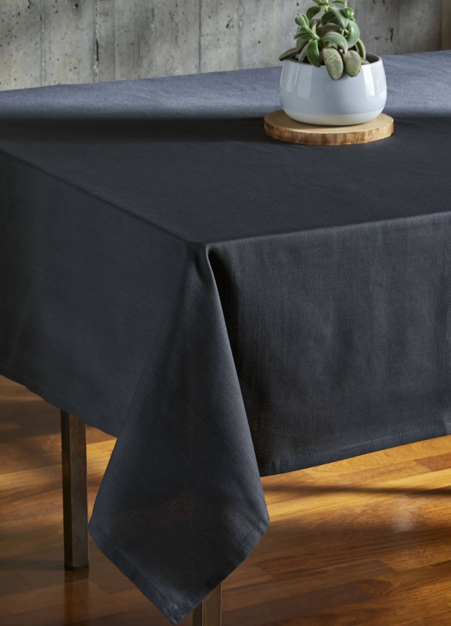 Tovaglia quadrata grande in tela di cotone Panama