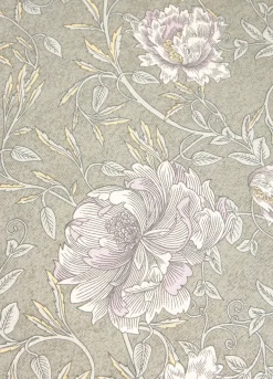 Tovaglia rotonda 8 posti in cotone a fiori