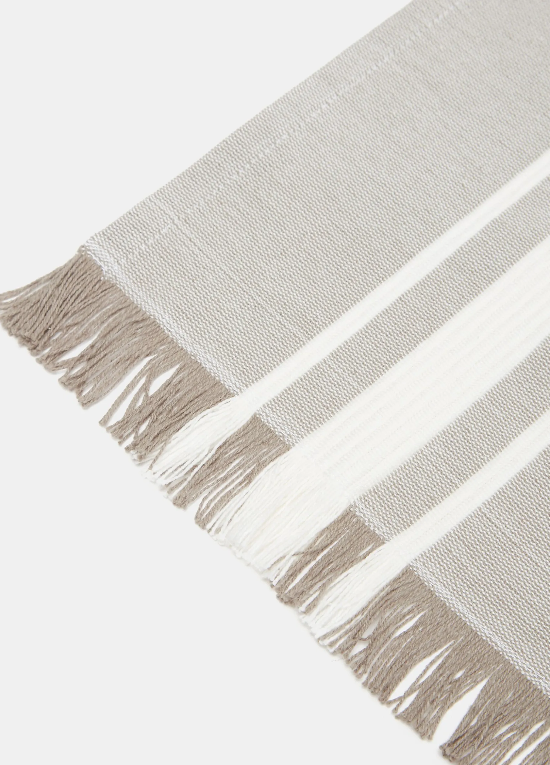 Tovaglietta a costine in puro cotone