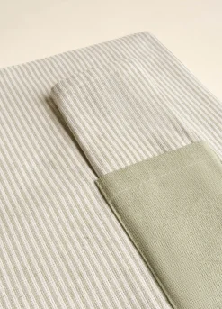 Tovaglietta bio in puro cotone con taschino