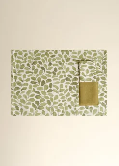 Tovaglietta da colazione con tasca + tovagliolo