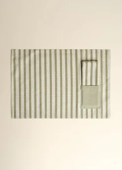 Tovaglietta in cotone bio con fazzoletto