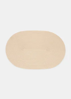 Tovaglietta ovale intrecciata