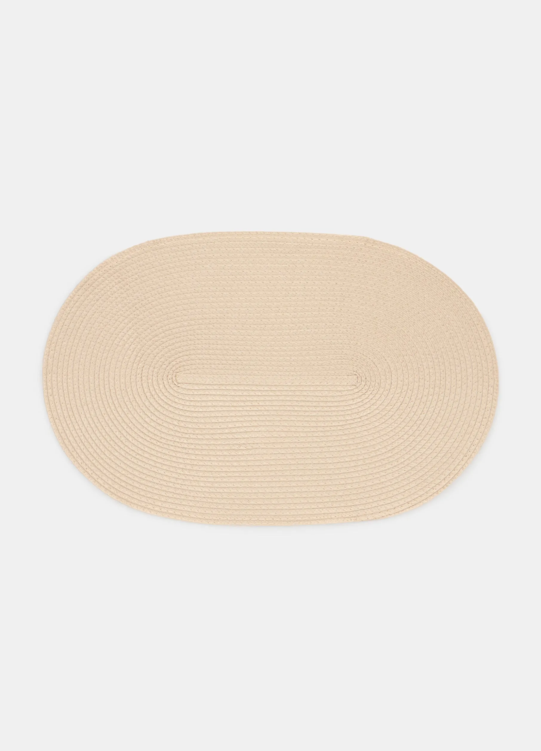 Tovaglietta ovale intrecciata