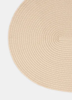 Tovaglietta ovale intrecciata