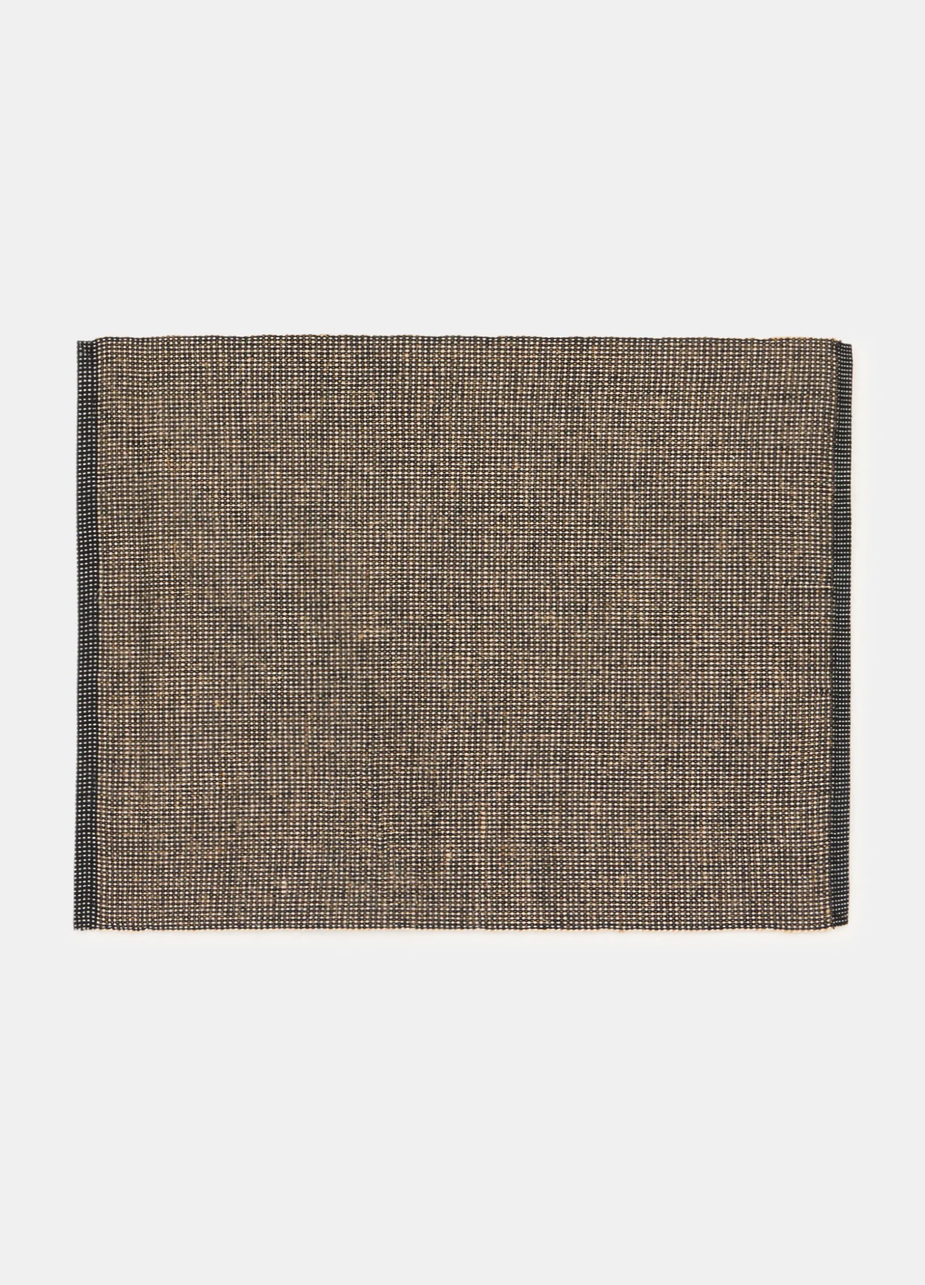 Tovaglietta rettangolare in iuta e cotone