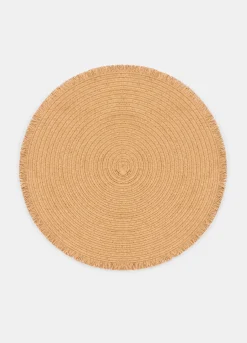 Tovaglietta rotonda con frange