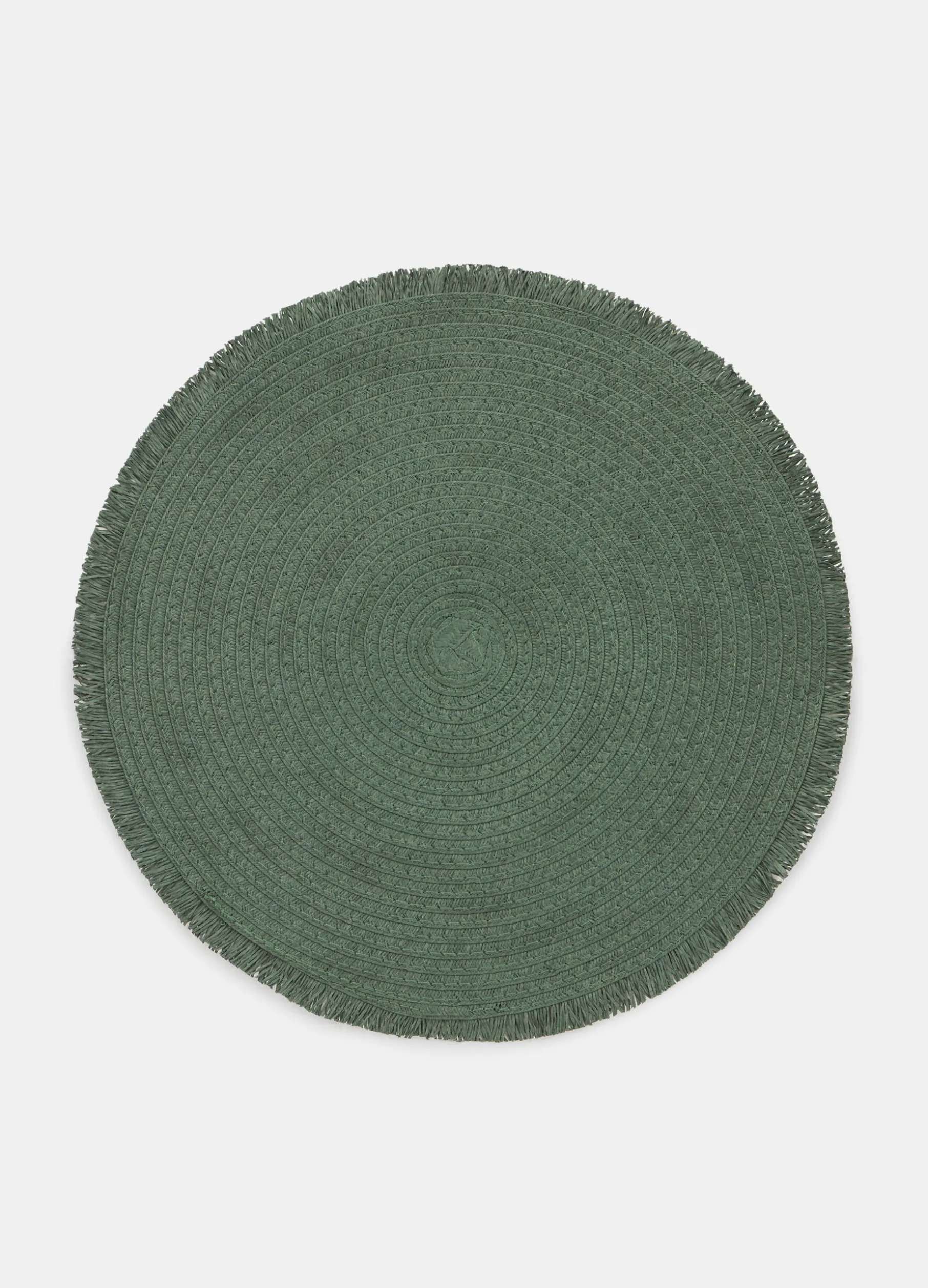 Tovaglietta rotonda con frange