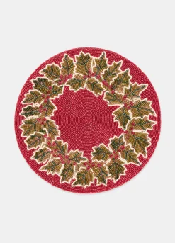 Tovaglietta rotonda con perline