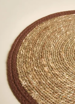 Tovaglietta rotonda in juta