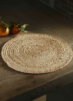 Tovaglietta rotonda in juta