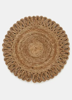 Tovaglietta rotonda in juta