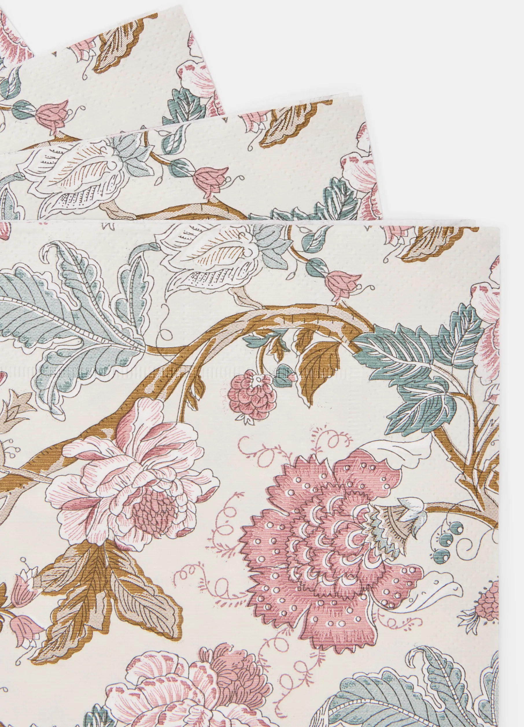 Tovaglioli in carta a fiori Made in Italy