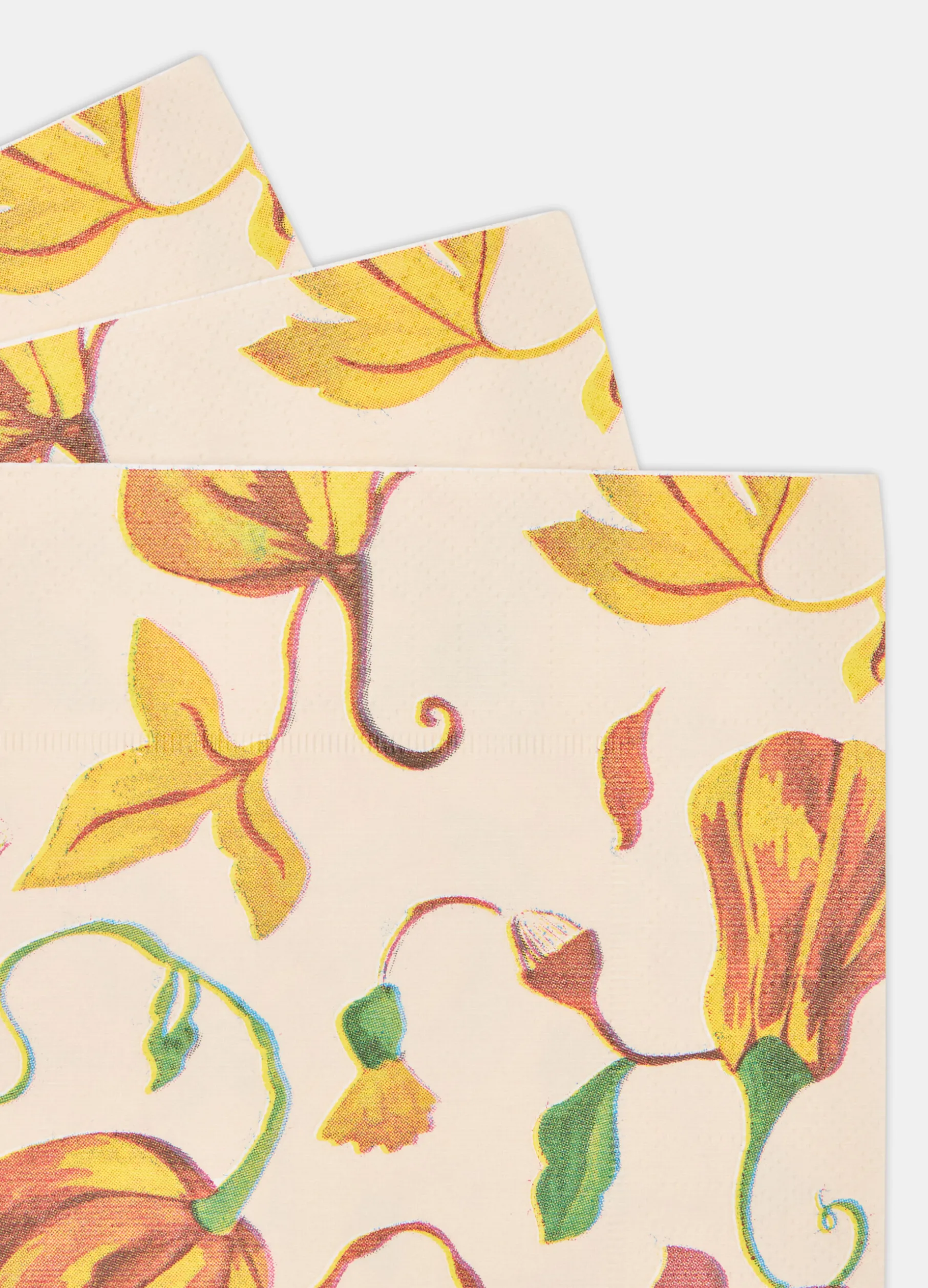 Tovaglioli in carta con stampa autunnale Made in Italy