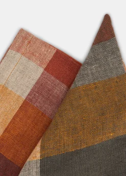 Tovagliolo a quadri in lino