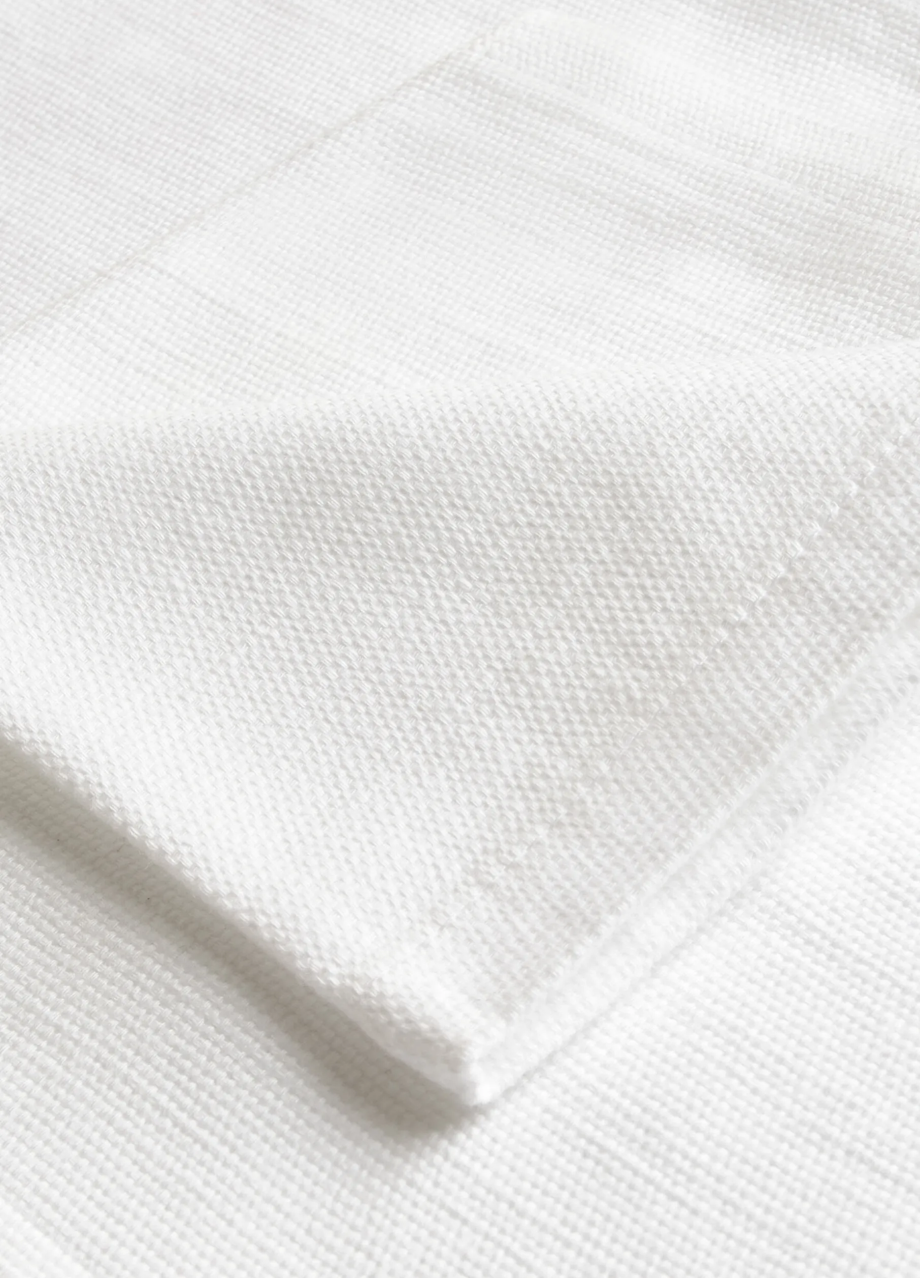 Tovagliolo quadrato in tela di cotone Panama