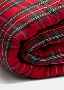 Trapunta a due piazze in cotone a scacchi