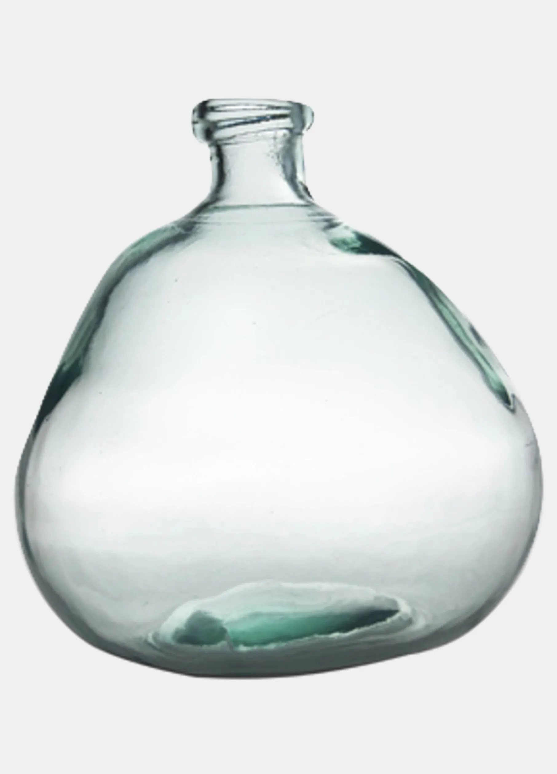 Vaso in vetro trasparente Made in Italy