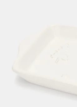 Vassoietto in ceramica con motivo in rilievo