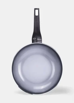 Wok Aria 1 manico 28 cm in alluminio 100% riciclato Made in Italy