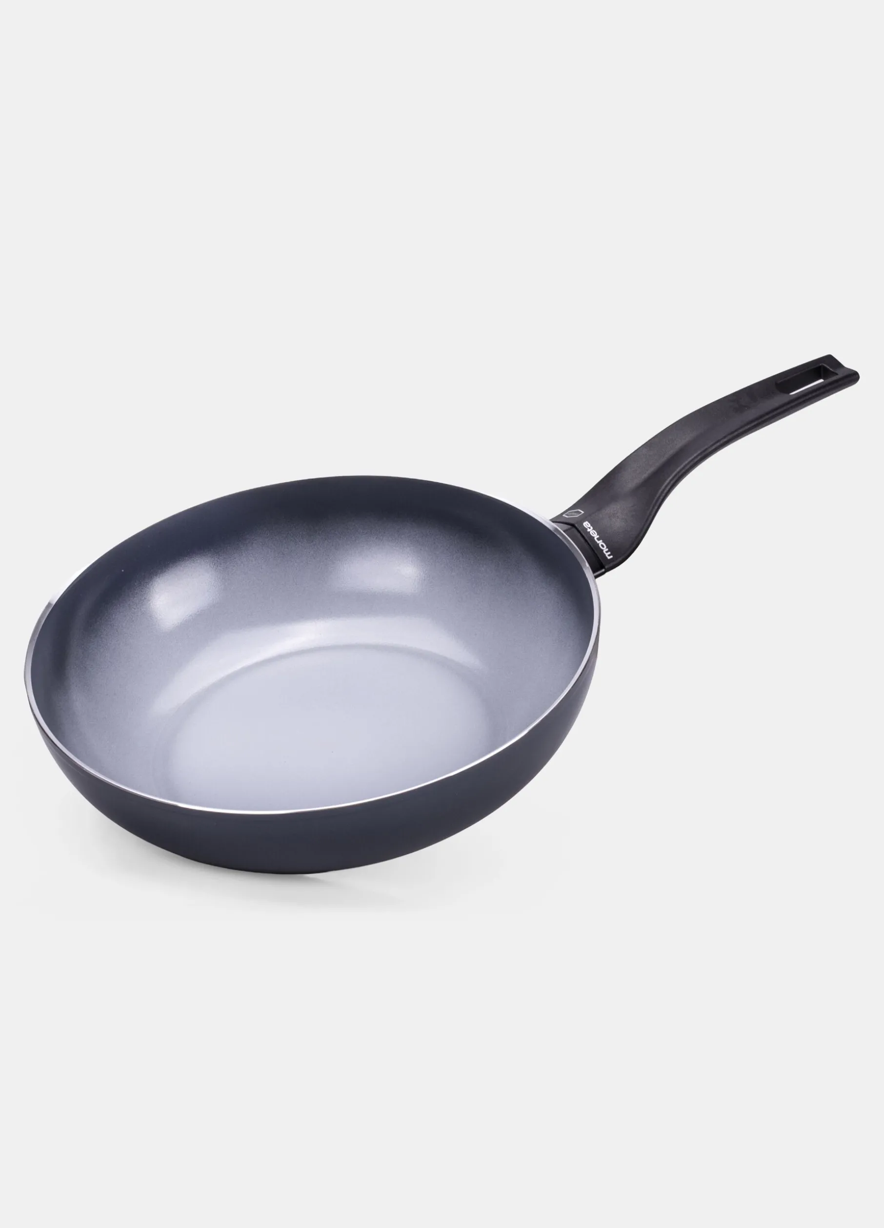 Wok Aria 1 manico 28 cm in alluminio 100% riciclato Made in Italy